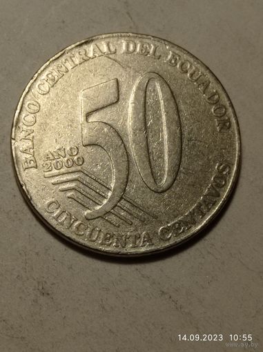 Эквадор 50 сентаво 2000 года .
