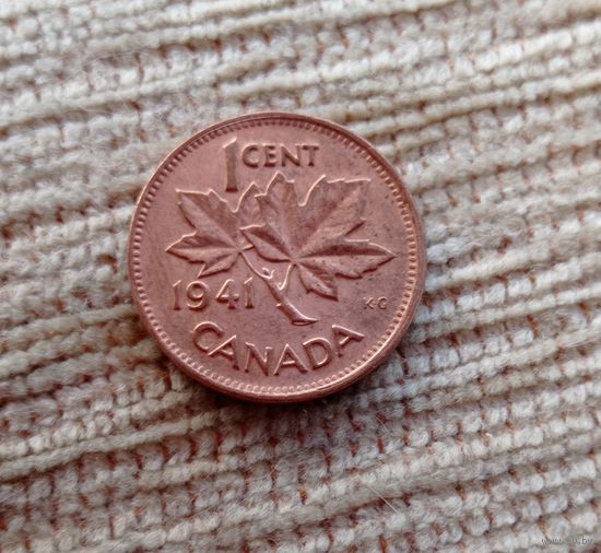 Werty71 Канада 1 цент 1941 Георг 6