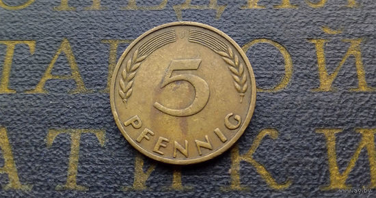 5 пфеннигов 1950 (J) Германия ФРГ #07