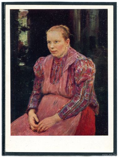 Репин И.Е. Портрет жены трудовика  1987