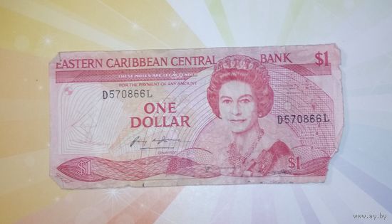 Восточные Карибы 1 доллар 1985г.