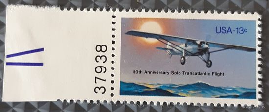 1977 - 50-летие Первого Трансатлантического полета Чарльза Линдберга - США