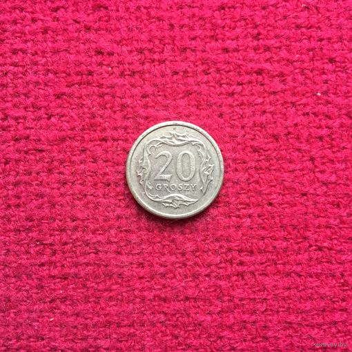 Польша 20 грошей 2007 г.