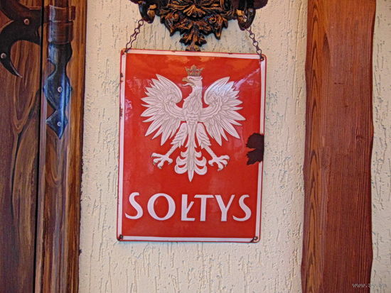 Табличка "SOLTYS"