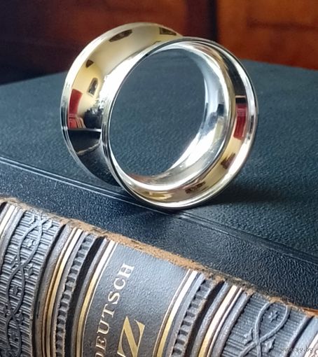 Старая салфетница / салфетник кольцо для салфеток, металл, серебрение