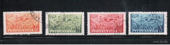 Югославия-1947(Мих.529-532)  гаш.   , Строительство железной дороги(полная серия)