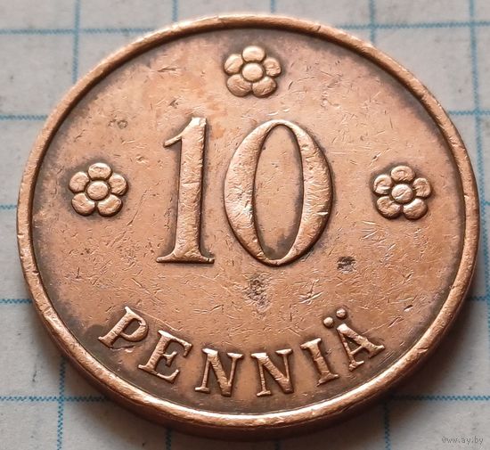 Финляндия 10 пенни, 1937      ( 2-9-1 )