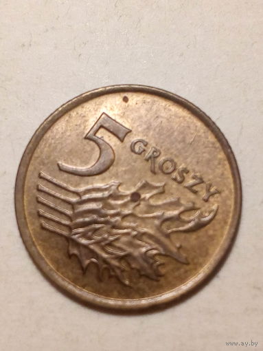 5 грош Польша 1991