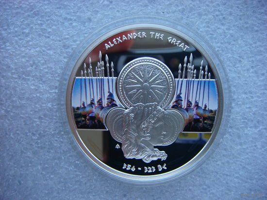 1 доллар 2011 Ниуэ Великие полководцы Александр Македонский Александр Великий Серебро 925