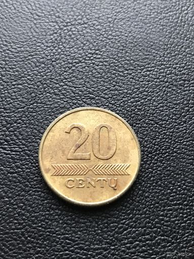 20 центов 1998 Литва