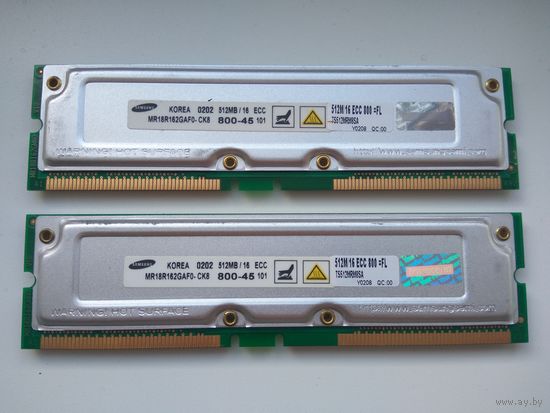 RDRAM Samsung 2x512Mb ( RIMM )