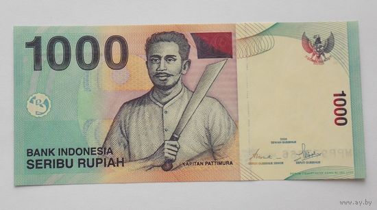 Индонезия 1000 рупий образца 2000
