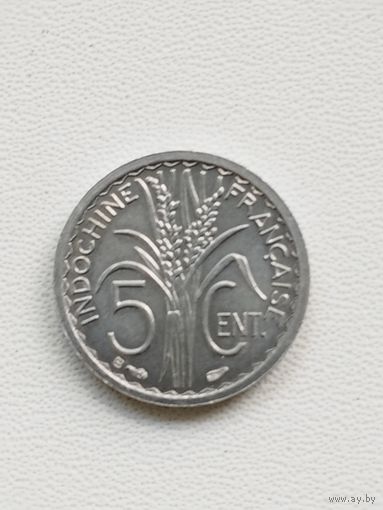 Французский Индокитай 5 сантимов 1946 год