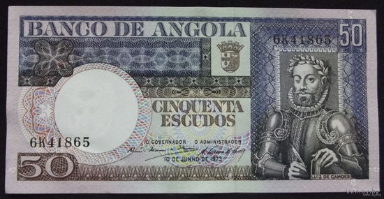 Ангола 50 эскудо 1973, новая!