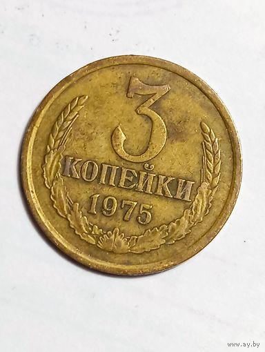 3 копейки СССР 1975 года .