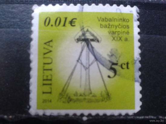 Литва 2014 Стандарт 5с=0,01 евро