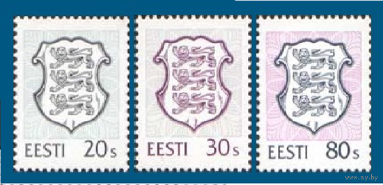 Эстония 1995. Стандарт, гербы. Mi # 266-68. MNH**