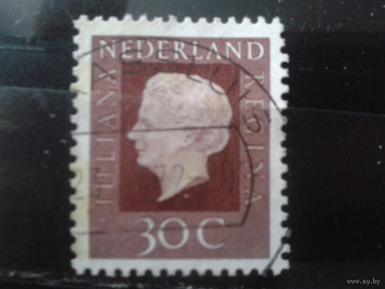Нидерланды 1972 Королева Юлиана 30с