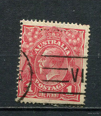Австралия - 1918/1920 - Король Георг V 1P - [Mi.55Xb] - 1 марка. Гашеная.  (LOT Dv2)