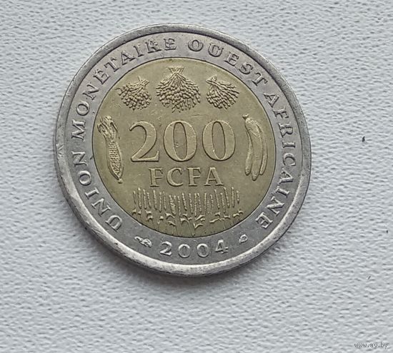 Западная Африка 200 франков, 2004 8-4-8