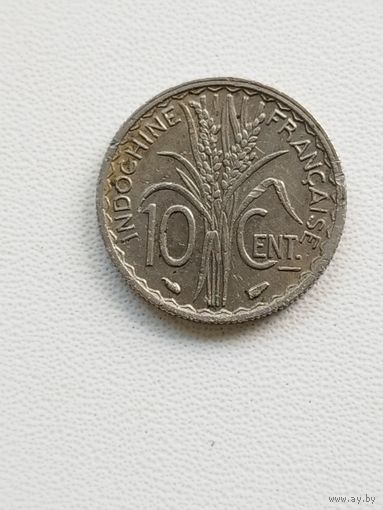 Французский Индокитай 10 сантимов 1939 год