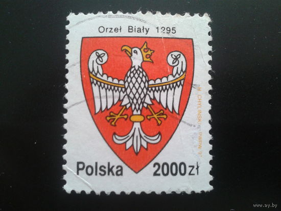 Польша 1992 стандарт гос. герб 1295 г.