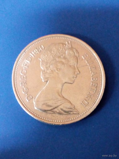 10 пенсов Великобритания 1980 год