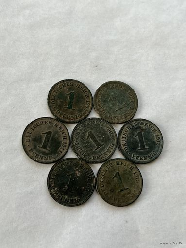 Германия 7 монет