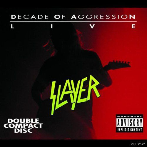 Slayer   - 2CD " Live: A Decade of Aggression"    Original  1991 /made in Canada/ без книжки