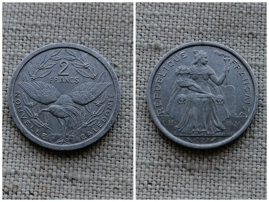 Новая Каледония 2 франка 1977