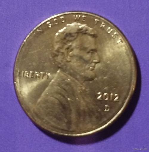 1 цент 2012 г США