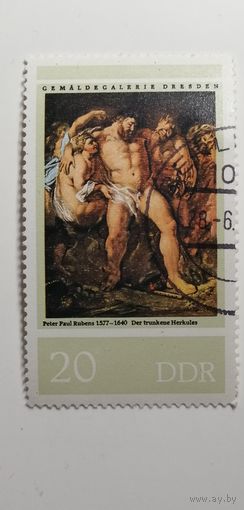 ГДР 1977.  400-летие со дня рождения фламандского художника Питера Пауэла Рубенса