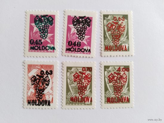 Молдова  1993   6м н/п