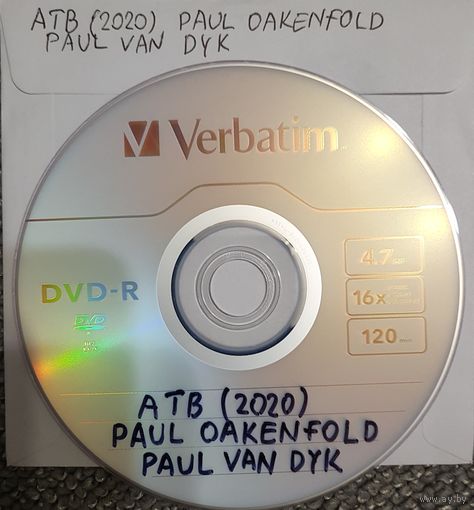 DVD MP3 дискография - ATB - 2020, Paul OAKENFOLD, Paul Van DYK - 1 DVD