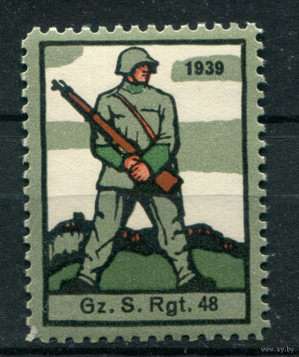 Швейцария, виньетки - 1939г. - солдат - 1 марка - MNH. Без МЦ!