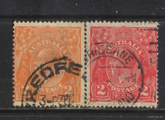 GB Доминион Австралия 1914 GV Стандарт #34-5
