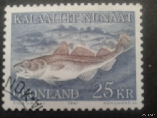 Дания Гренландия 1981 рыба