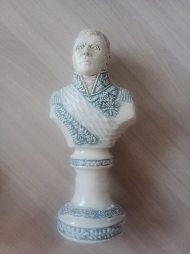 Статуэтка обливная керамика французский генерал Nicolas de sowbe aвтор Грук