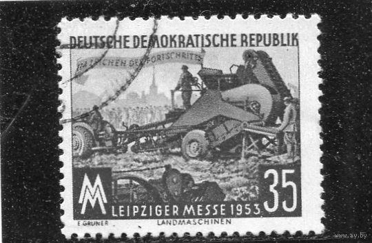 ГДР.. Лейпцигская осенняя выставка 1953 года