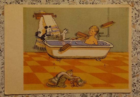 Открытка.Почтовая карточка.1955г.Мойдодыр.Каневский