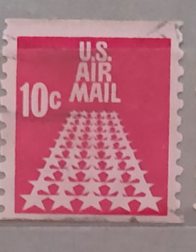 Авиация Авиапочта США 1968 год лот без верхней перфорации