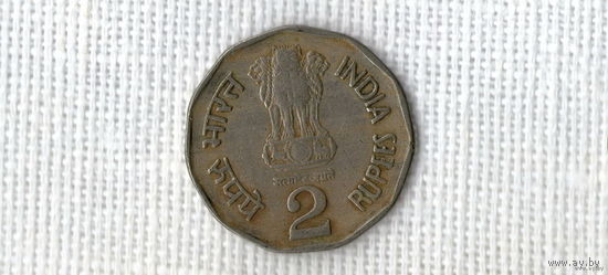 Индия 2 рупии 1993 /разнообразие видов//(ON)