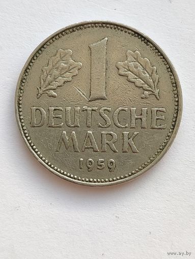 Германия. 1 марка 1959 года