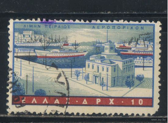 Греция Кор 1958 Порт Пирея Стандарт #674