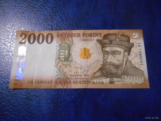 Венгрия 2000 форинтов 2020 г