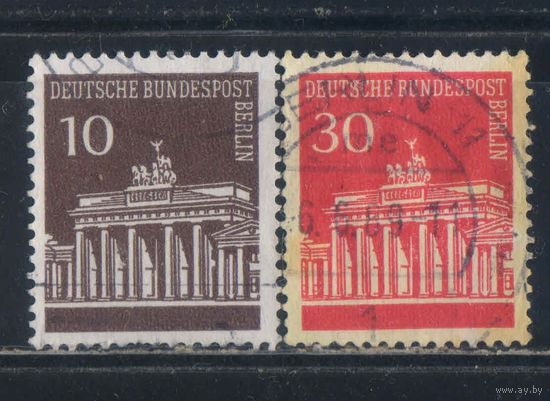 Западный Берлин 1966 Бранденбургские ворота Стандарт #286,288