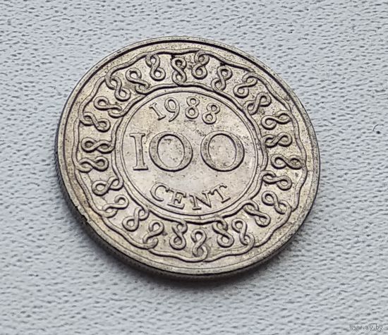 Суринам 100 центов, 1988 1-3-29