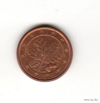 1 евроцент Германия 2007 D Лот 6873