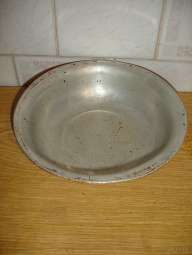 Тарелка миска металл походная или готовки в духовке СССР