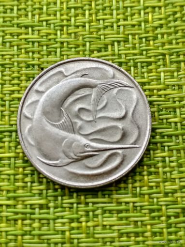 Сингапур 20 цент 1977 г ( рыба меч )
